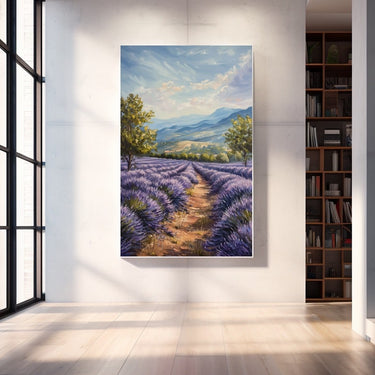 Lavender Oil Painting